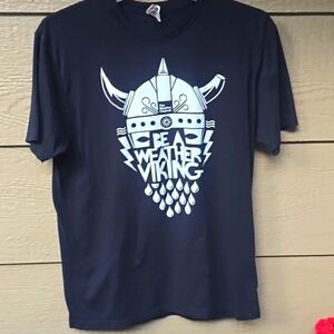 Next Level Apparel The Weather Channel "Be A Weather Viking" t-shirt L mens